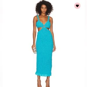 SAYLOR Blue Maxi Dress